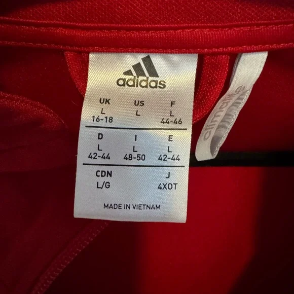 Adidas Women's Vibrant Red Jacket | Very Good Condition - Picture 3 of 10